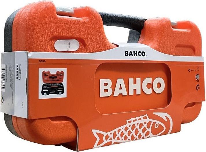 Produktbild Bahco 1/4"- und 3/8"-Steckschlüssel-Satz, metrisch, Sechskant, inklusive Umschaltknarre - 34-teilig (3/8")