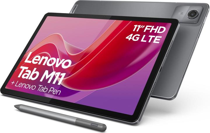 Actual product image Lenovo Tab M11 (4G, 11", 128 GB, Luna Grey)