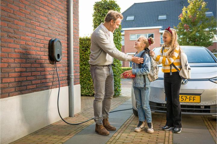 Immagine prodotto Ratio Electric Stazione di ricarica Smart 11 - 22 kW, Tipo 2, WLAN/LAN/BT, 7,5 m (Tipo 2, 22 kW, 32 A, Cablato fisso)