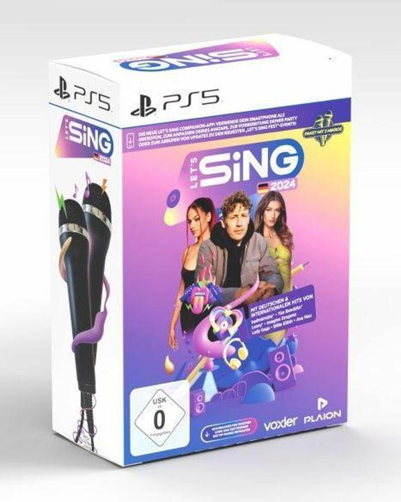 Produktbild Ravenscourt Lets Sing 2024 PS5 + 2 Mics (PS5, DE)