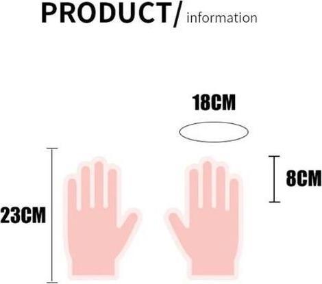Actual product image MU Style Elegant Series ladies finger gloves (1 pair) (One size)
