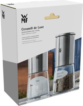 Produktbild WMF De Luxe Salz- und Pfeffermühle 2er-Set (Pfeffer, Salz)
