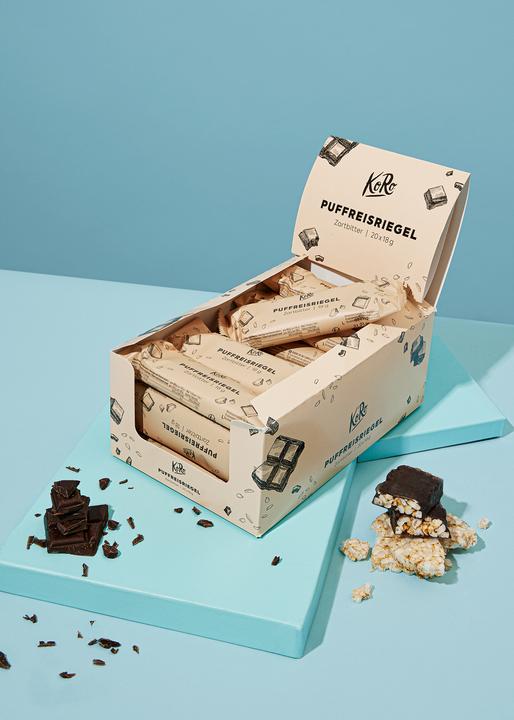 KoRo Riegel aus braunem Vollkornreis überzogen mit dunkler Schokolade (1 Stk., 360 g)