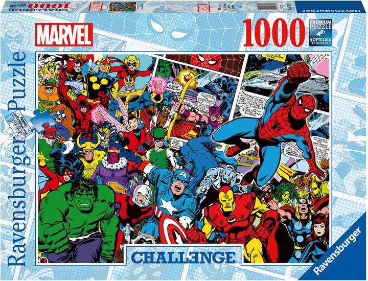 Image du produit Ravensburger Le défi des super-héros Marvel (1000 pièces)