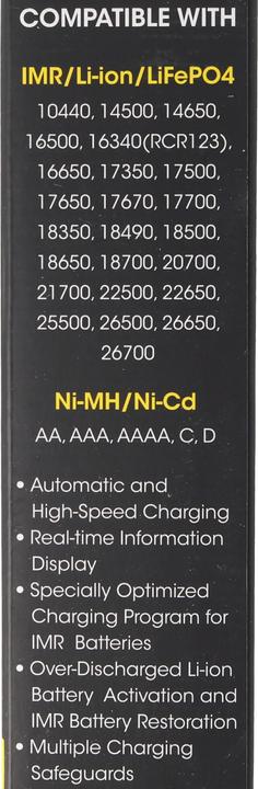 Produktbild Nitecore UM2 USB-Ladegerät (1 Stk., 14500, 16340, 18650, 26650, Ladegerät ohne Akku)