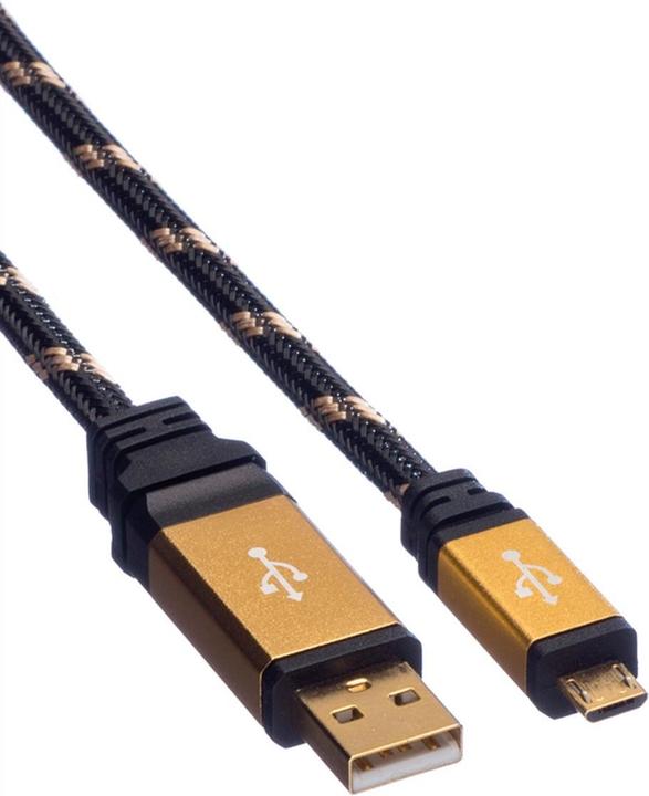 Produktbild Roline Gold USB 2.0 (0.80 m, USB 2.0)