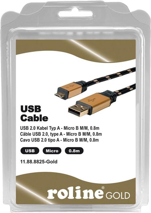 Produktbild Roline Gold USB 2.0 (0.80 m, USB 2.0)