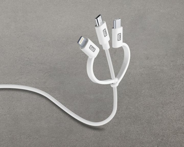 Immagine prodotto Cellularline Cavo USB triplo (1.20 m, USB 2.0)
