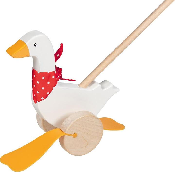 Goki Push Animal Goose Bertha