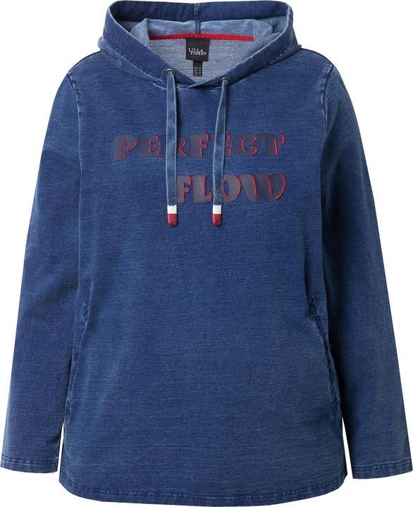 Produktbild Ulla Popken Hoodie, Stickerei, Kapuze, Taschen, Langarm (54)