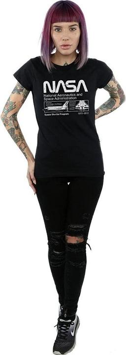 Immagine prodotto Nasa Maglietta da donna/ragazzo in cotone con lo Space Shuttle classico (XL)