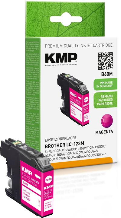 Produktbild KMP B60M - 6.7 ml - Magenta - kompatibel (M)