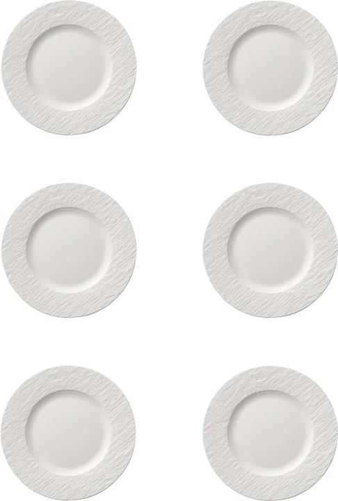 Frühstücksteller Manufacture Rock blanc (1 x, 22 cm)