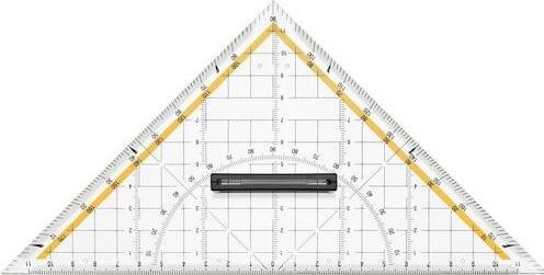 Office Depot Geodreieck mit Griff Kunststoff 250 mm (250 mm)