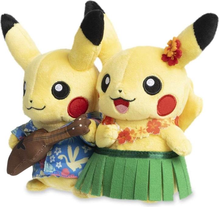 Actual product image Pokémon Paired Pikachu Celebrations: Tropical Pikachu Plush - 20 cm (20 cm)