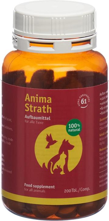 Produktbild Anima-Strath Aufbaumittel Tabletten 200 Stück (Junior, Senior, Adult, 200 Stk., 130 g)
