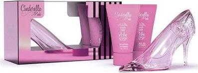 Image du produit Disney Cinderella Pink EDT 60ml + Body Lotion 75ml + Shower Gel 75ml Set (Set parfum)
