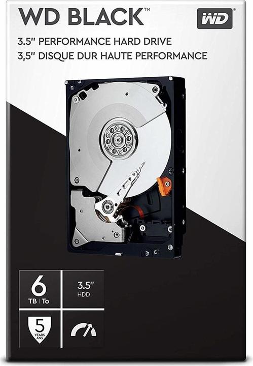 Produktbild WD Black Retail (6 TB, 3.5", CMR)