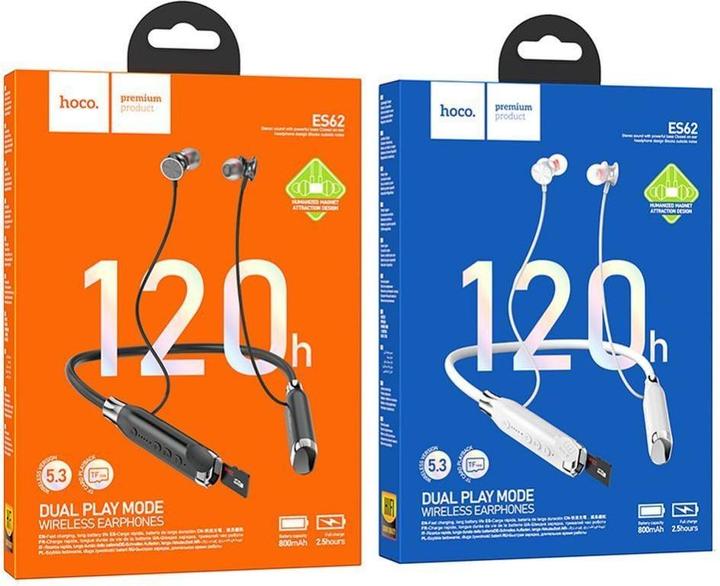 Actual product image Hoco ES62 Pretty Headset Wireless In-Ear Anrufe/Musik Bluetooth Grau (120 h, Wireless)