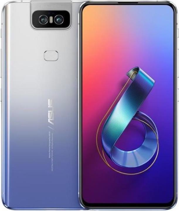 ASUS ZenFone 6 (128 GB, Argento crepuscolo, 6.40", Doppia SIM + SD, 48 Mpx, 4G)