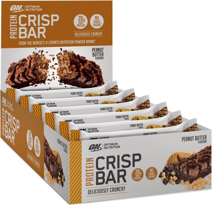 Actual product image Optimum Nutrition Protein Crisp Bar (10 x 65g) (Peanut Butter, 1 pcs., 650 g)