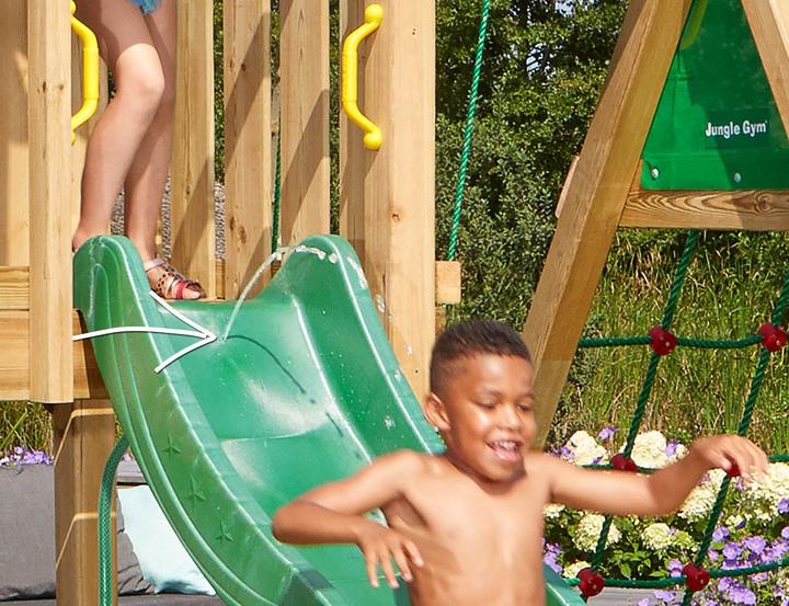 Image du produit Jungle Gym Glissière d'onde longue vert foncé