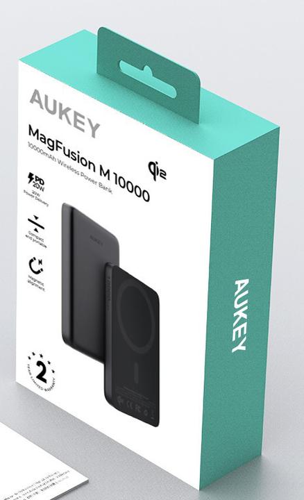 Produktbild Aukey MAG FUSION SLIM - Powerbank (10000 mAh, 20 W, 36 Wh)