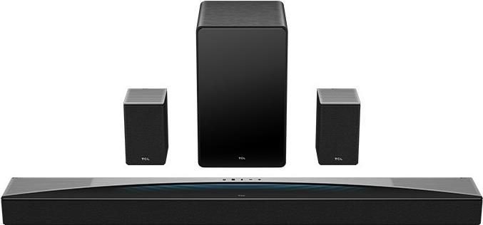TCL Q85H Q Class 7.1.4 Channel Sound Bar with Dolby Atmos, Wireless Subwoofwer, and Wireless Surround Sp (510 W, 7.1.4 Channel)