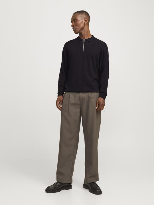 Actual product image Jack & Jones Jjeemil Knit Polo Half Zip Ls Noos (XL)