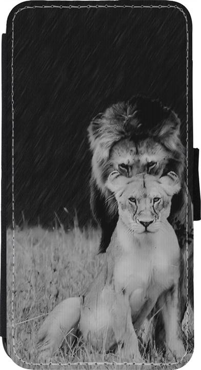 Actual product image PhoneLook Cover Wallet black Angry lions (Apple iPhone 11 Pro Max)