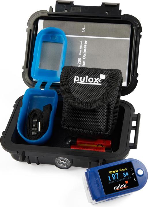 Image du produit Pulox Oxymètre de pouls PO-200 bleu