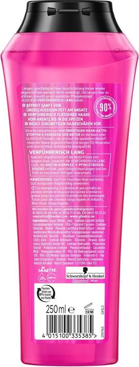 Produktbild Schwarzkopf 8xKur Shampoo 250ml Verführerisch Lang (250 ml, Flüssiges Shampoo)