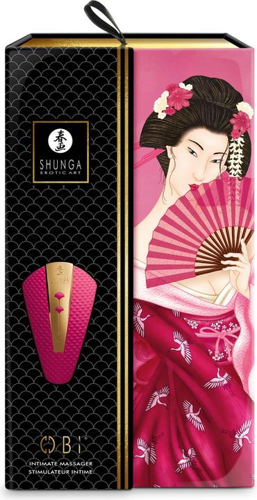 Actual product image Shunga Obi Intimate Massager Rasberry