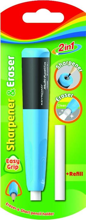 CWR Pack 1 Blister Bleistiftspitzer mit Radiergummi