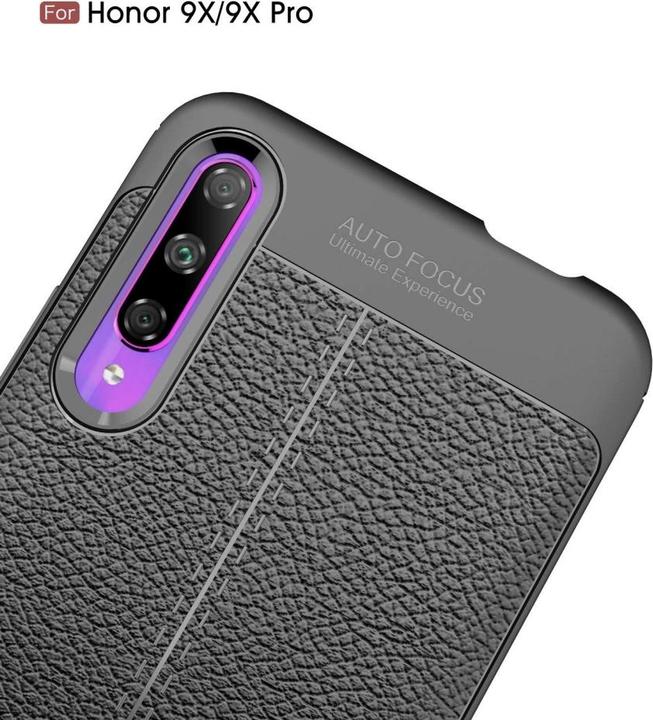 Produktbild Screenguard Honor 9X Hülle Leather Design TPU Cover (Honor 9X)