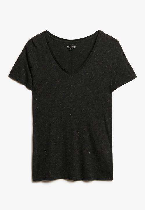 Actual product image Superdry Studios Slub Emb Vee Tee (16)