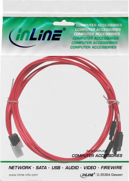 Image du produit InLine Câble SAS (OCF), 1x Mini-SAS vers 4x SATA