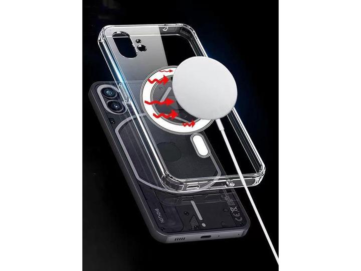 Productafbeelding Screenguard Magnetisch Niets Telefoon (1) Duidelijk Geval MagSafe Cover (Niets telefoon (1))