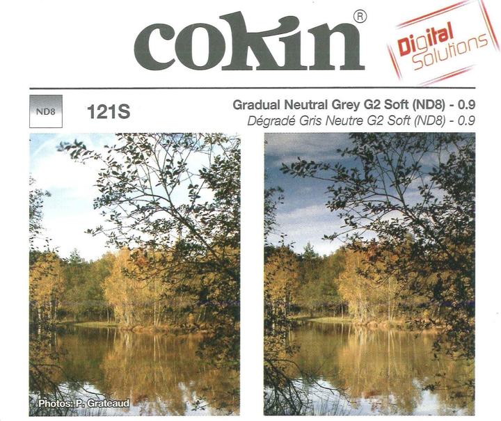 Produktbild Cokin Filter A121S Verlauf 2 ND 8 (62 mm, ND- / Graufilter, 0.90 mm)