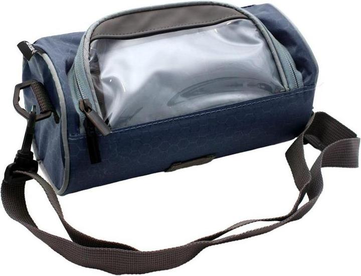 Produktbild Dunlop - Fahrradlenkertasche/Gepäcktasche mit Smartphonetasche (blau) (1.20 l, Lenkertasche)