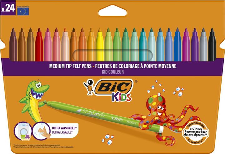 Produktbild Bic Kids Fasermalstifte Kid Couleur (Mehrfarbig, 24 x)