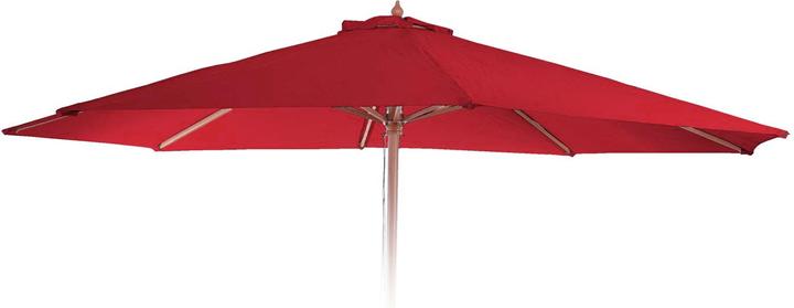 Produktbild Mendler Ersatz-Bezug für Sonnenschirm Florida, Sonnenschirmbezug Ersatzbezug, Ø 3,5m Polyester 6kg - bordeau (3.50 m)