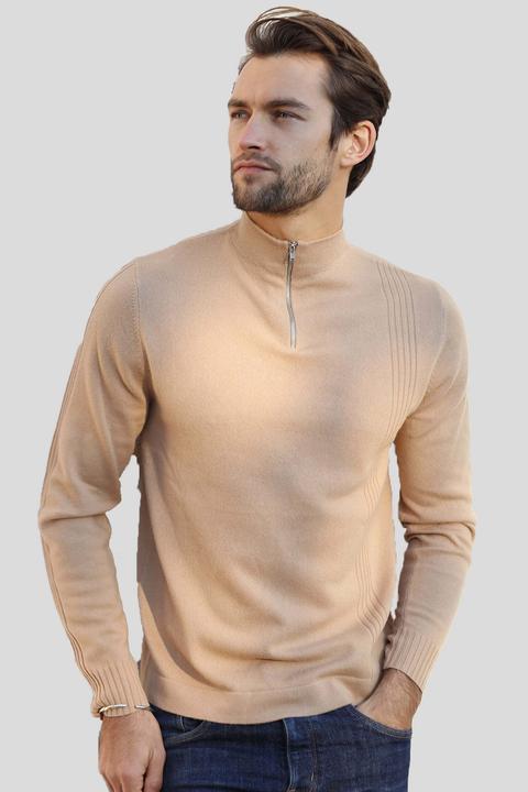 Actual product image Bellemere Pullover Men's Merino Half-Zip Pullover (M)