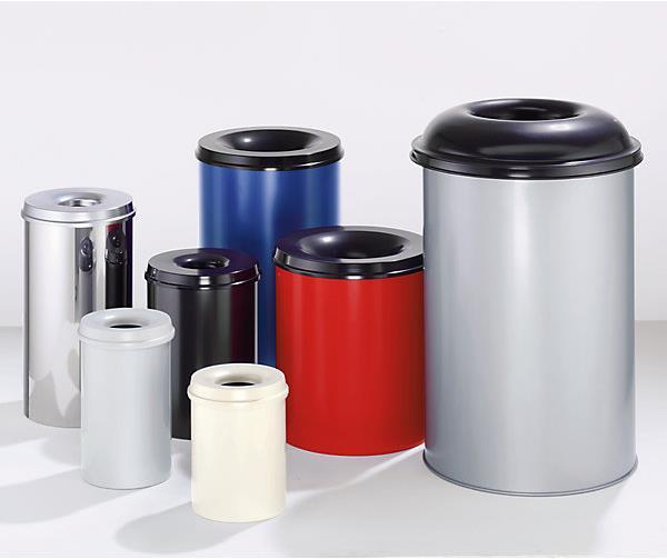 Produktbild kaiserkraft Papierkorb, selbstlöschend (50 l)