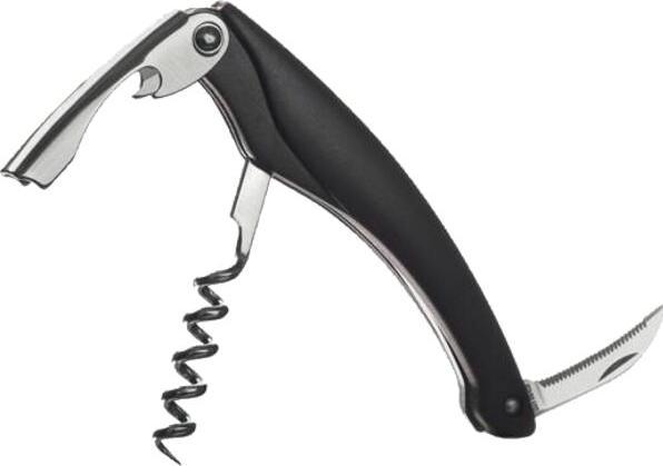Vacu Vin Kellnerkorkenzieher schwarz (Kellnermesser)