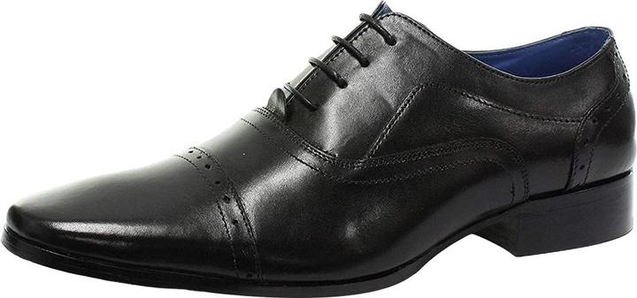 Produktbild Roamers 4 Ösen Punch Cap Leder Oxford Schuhe (42)