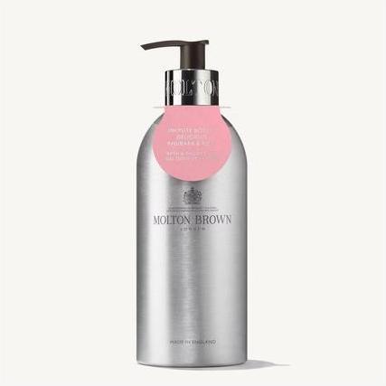 Immagine prodotto Molton Brown Delizioso gel bagno e doccia in bottiglia infinita al rabarbaro e alla rosa (400 ml)
