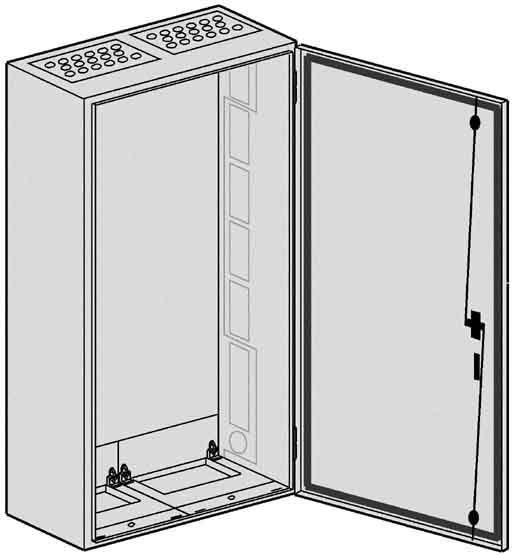 Actual product image ABN SP27 System enclosure IP54 protectionis.550x1100mm