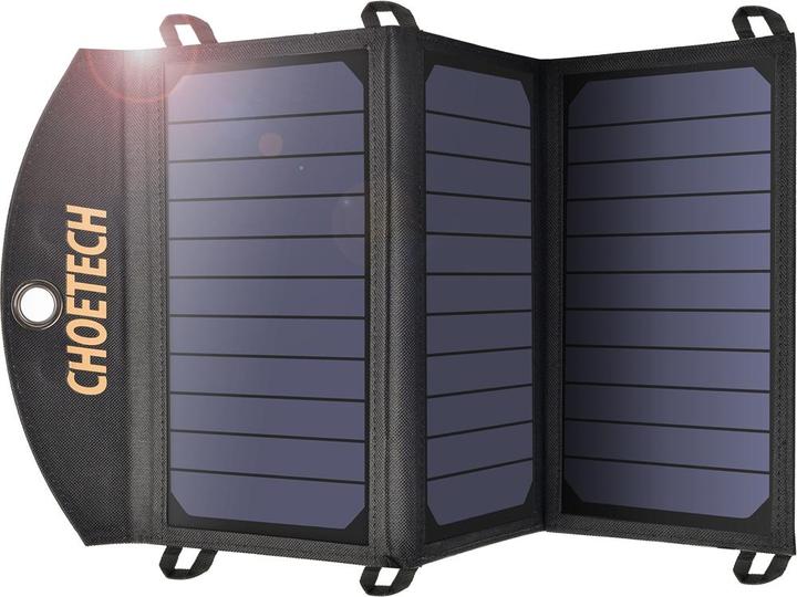 Produktbild Choetech USB-Solarladegerät (19 W, 0.48 kg)