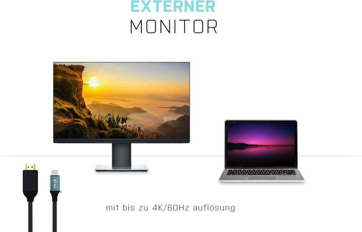 Produktbild i-tec USB Typ C — HDMI (Typ A) (1.50 m, USB Typ C)